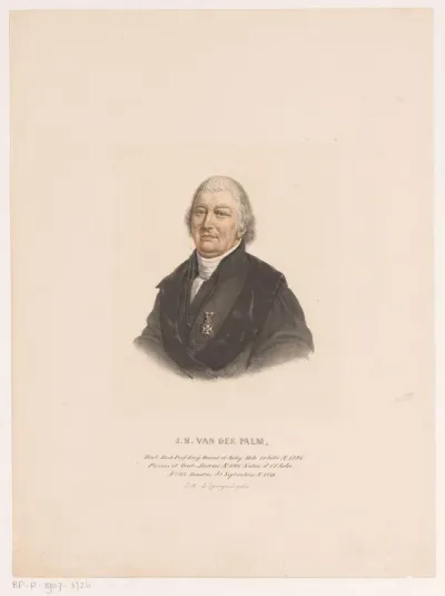 Portret van Johannes Hendricus van der Palm