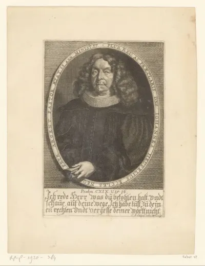 Portret van Johannes Heupel