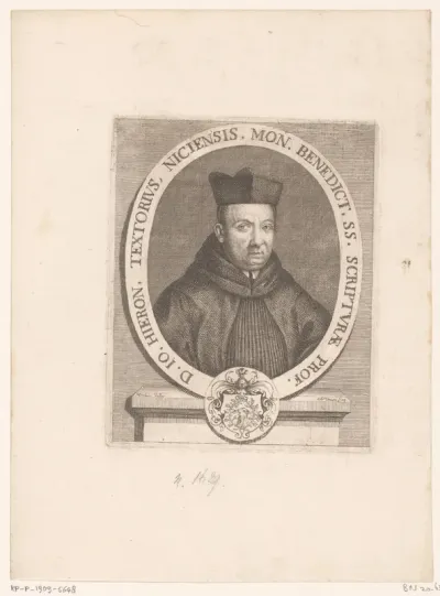 Portret van Johannes Hieronymus Textorius