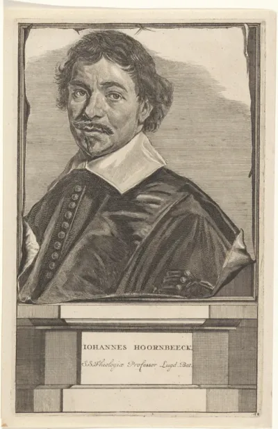 Portret van Johannes Hoornbeeck