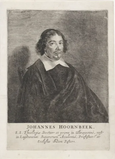 Portret van Johannes Hoornbeeck