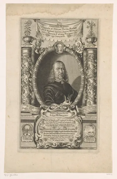 Portret van Johannes Hoppe