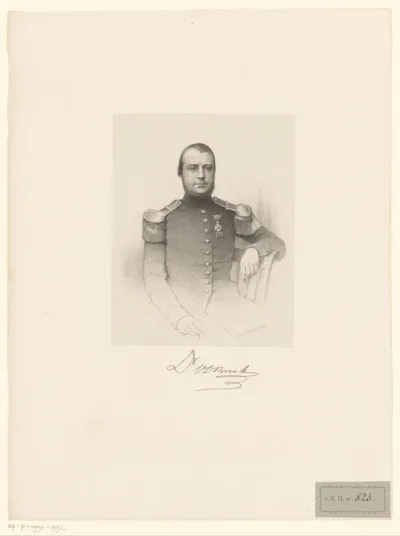 Portret van Johannes Hubertus van den Broek
