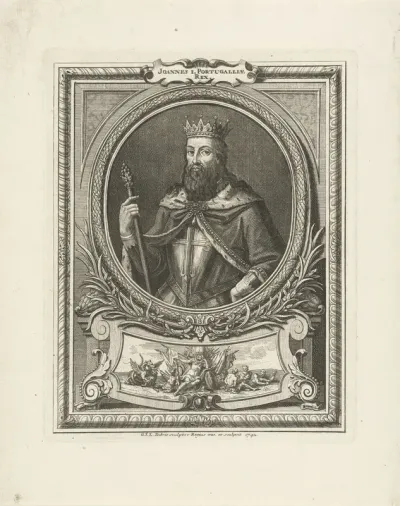 Portret van Johannes I, koning van Portugal
