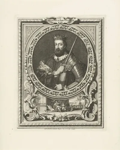 Portret van Johannes II, koning van Portugal