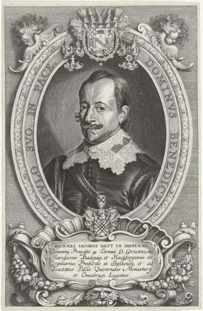Portret van Johannes Jacob Datt von Diefenau