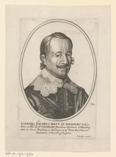 Portret van Johannes Jacob Datt