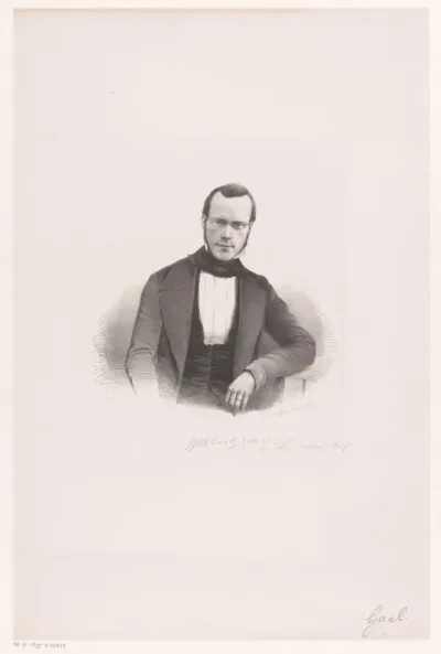 Portret van Johannes Jacobus Beator Gaal