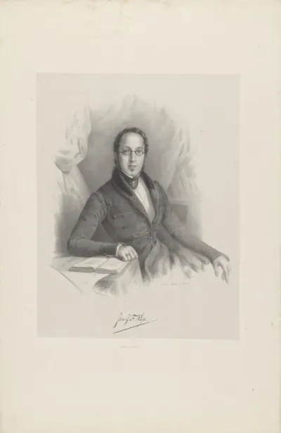 Portret van Johannes Jacobus Franciscus Wap