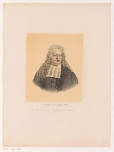 Portret van Johannes Jacobus Rau