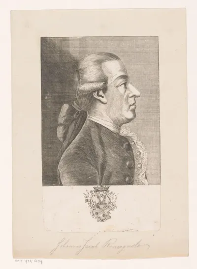 Portret van Johannes Jacobus Romagnolo