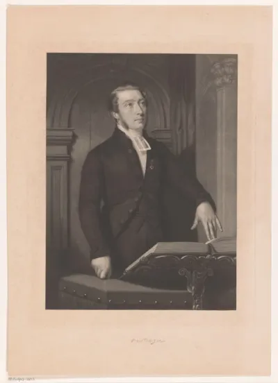 Portret van Johannes Jacobus van Oosterzee