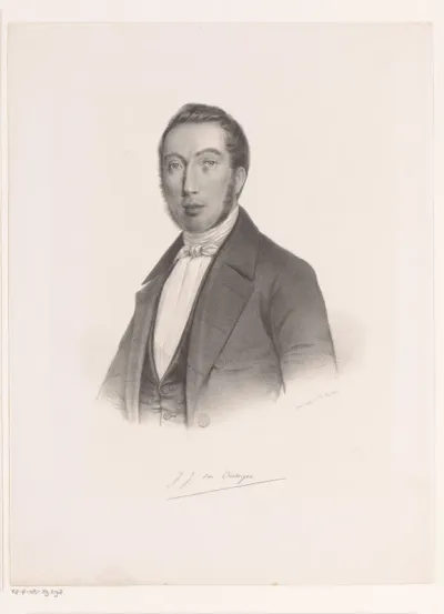 Portret van Johannes Jacobus van Oosterzee