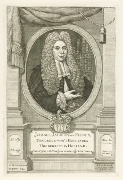 Portret van Johannes Jacobus van Reenen