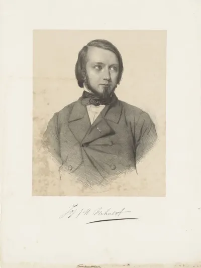 Portret van Johannes Josephus Herman Verhulst