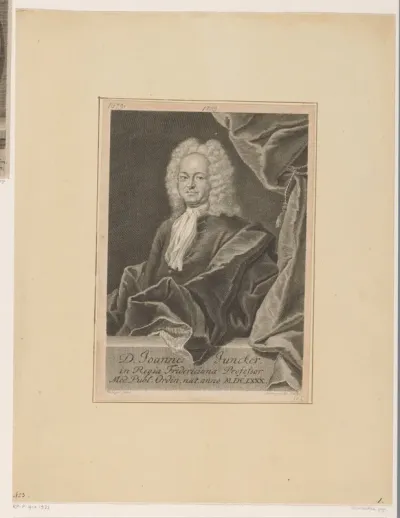 Portret van Johannes Juncker