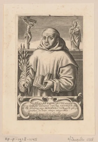 Portret van Johannes Justus Landsberg
