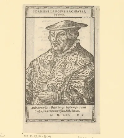 Portret van Johannes Lange