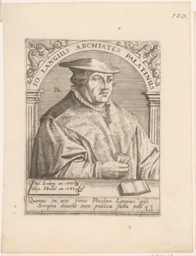 Portret van Johannes Lange