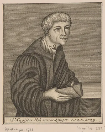 Portret van Johannes Langer