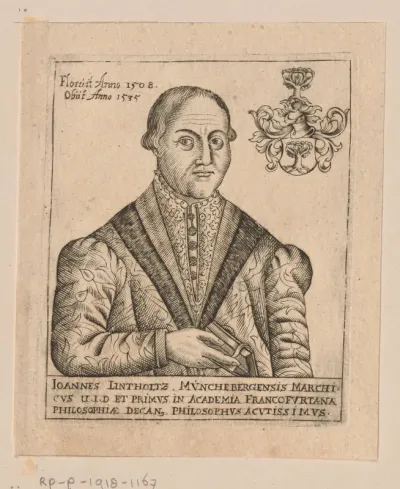 Portret van Johannes Lindholz