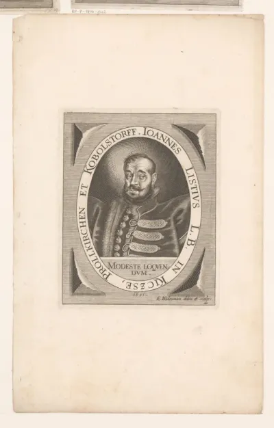 Portret van Johannes Listius