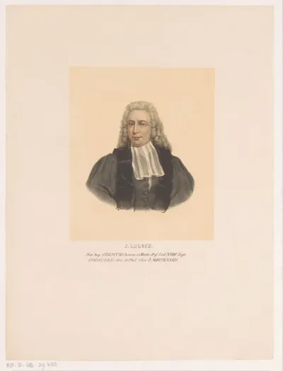 Portret van Johannes Lulofs