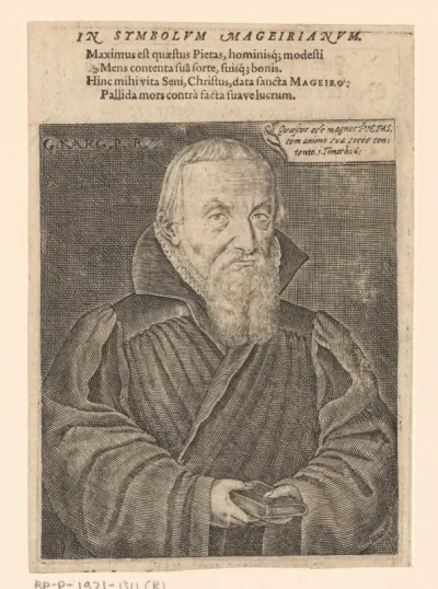 Portret van Johannes Magirus