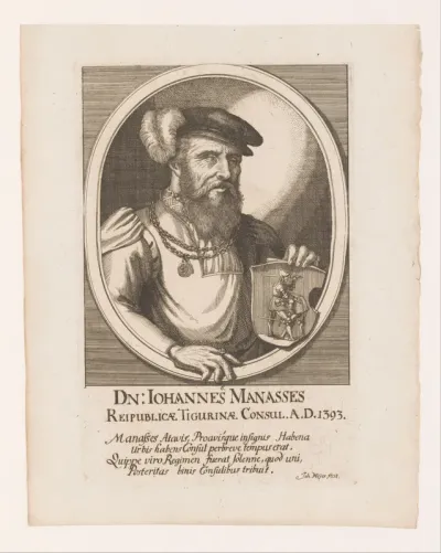 Portret van Johannes Manasses