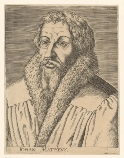 Portret van Johannes Mathesius