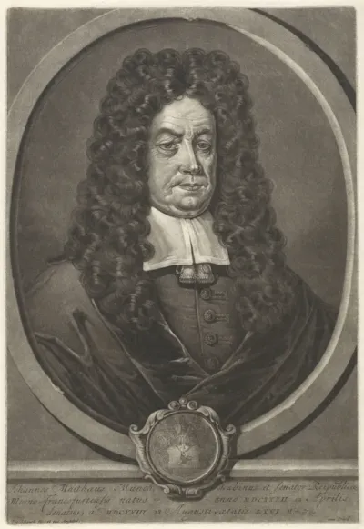 Portret van Johannes Matthaus Münch