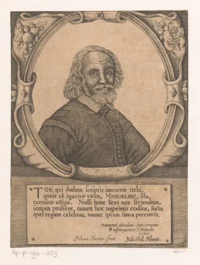 Portret van Johannes Micraelius