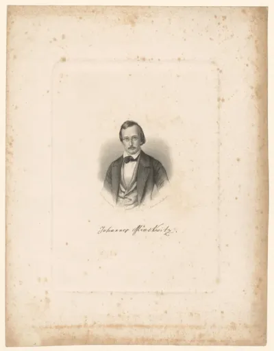Portret van Johannes Minckwitz