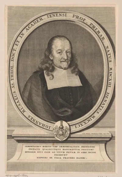 Portret van Johannes Musaeus