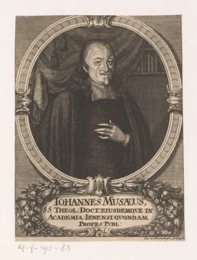 Portret van Johannes Musaeus