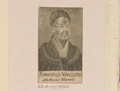 Portret van Johannes Nauclerus