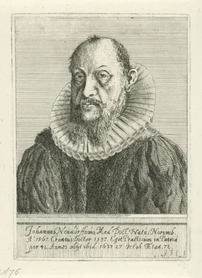 Portret van Johannes Neudörffer