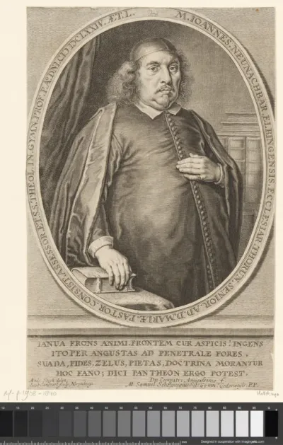 Portret van Johannes Neunachbahr