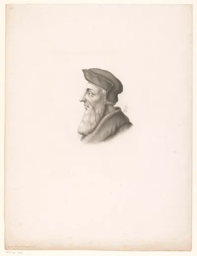 Portret van Johannes Oecolampadius
