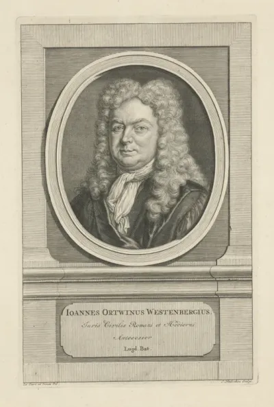 Portret van Johannes Ortwinus Westenberg