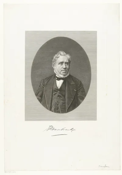 Portret van Johannes Petrus Hasebroek