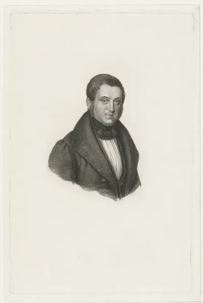 Portret van Johannes Petrus Hasebroek