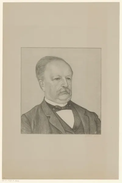 Portret van Johannes Pieter Roetert Tak van Poortvliet