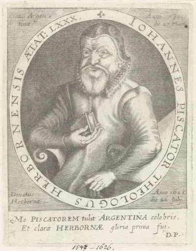 Portret van Johannes Piscator