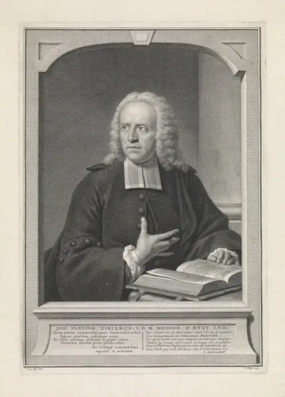 Portret van Johannes Plevier op 57-jarige leeftijd