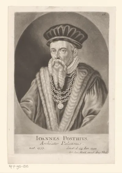 Portret van Johannes Posthius