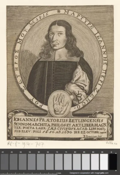 Portret van Johannes Praetorius