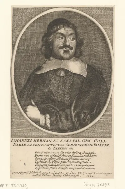 Portret van Johannes Rebhan