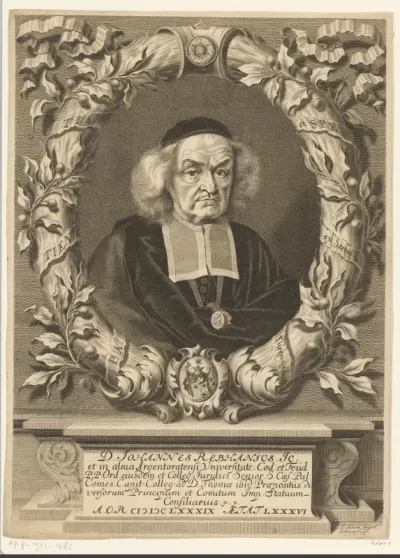 Portret van Johannes Rebhan