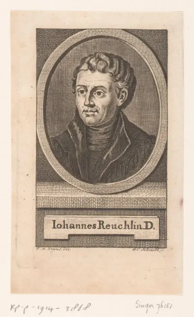 Portret van Johannes Reuchlin